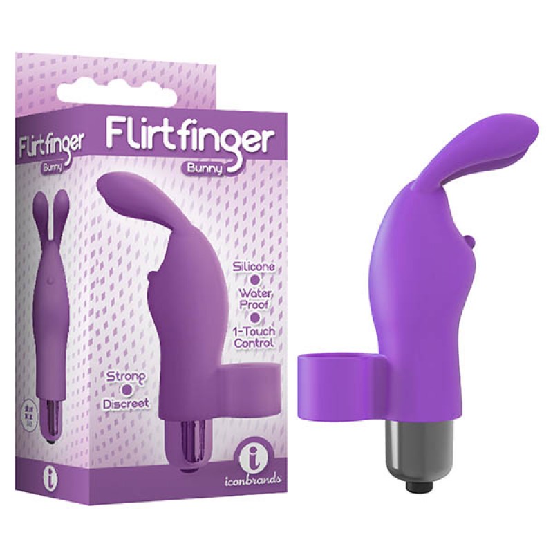 Flirt Finger Bunny - Purple